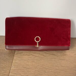 Louise Et Cie Red Clutch/Purse